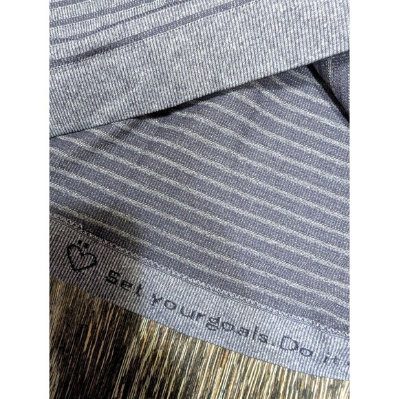 Lululemon Run Swiftly Tech Tank Rugby Stripe Black Grape Size 6 - Picture 6 of 8